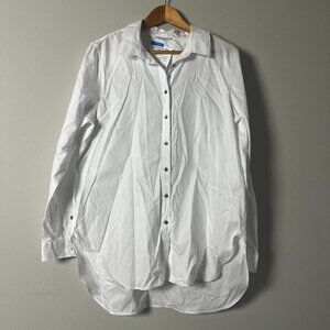2/$30 Calvin Klein White Button Down Shirt Large